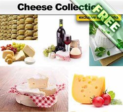高清奶酪汉堡包图片：Cheese collection